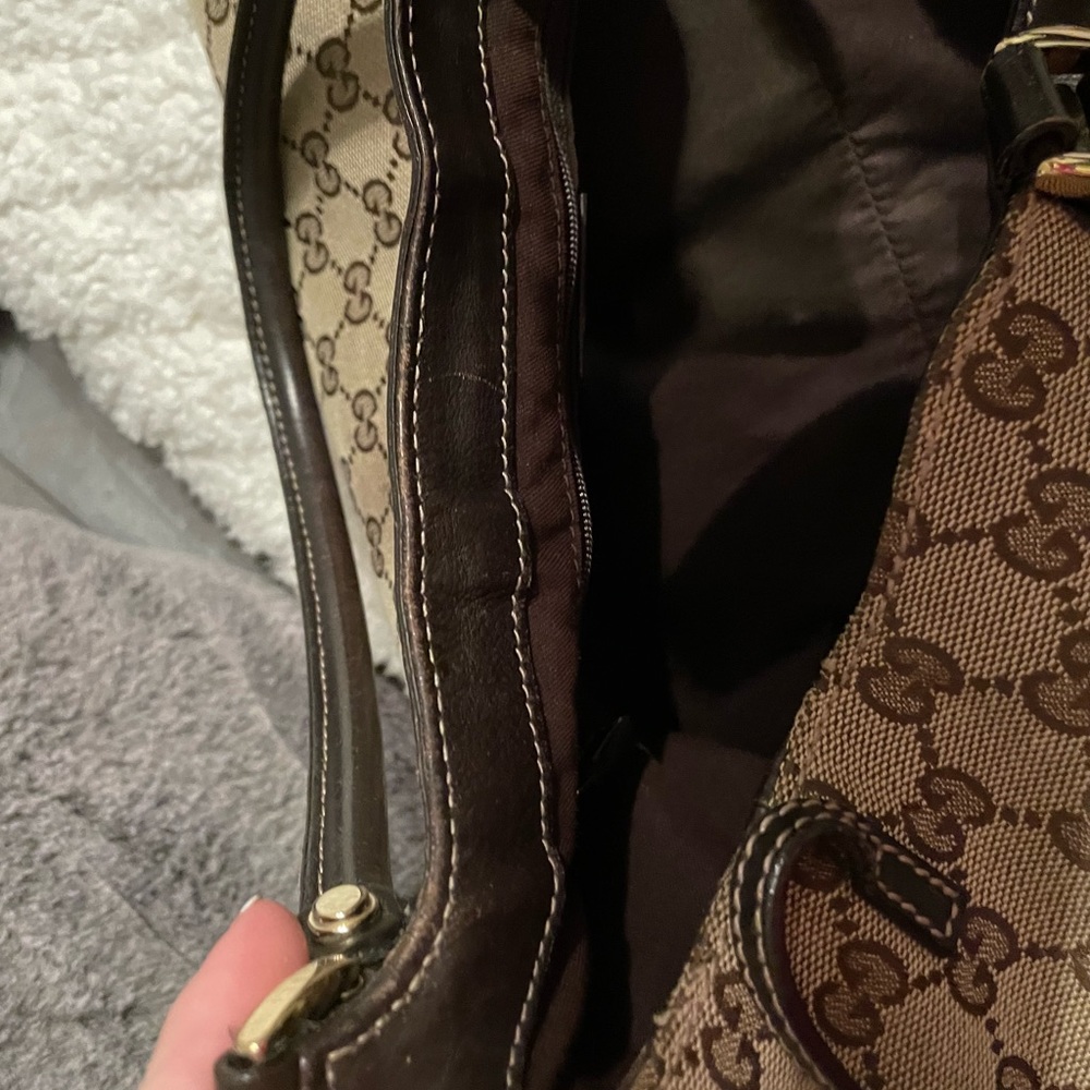 Large GG Canvas Abbey D-Ring Hobo, wallet, wallet plus key holder - Picture 3 of 16